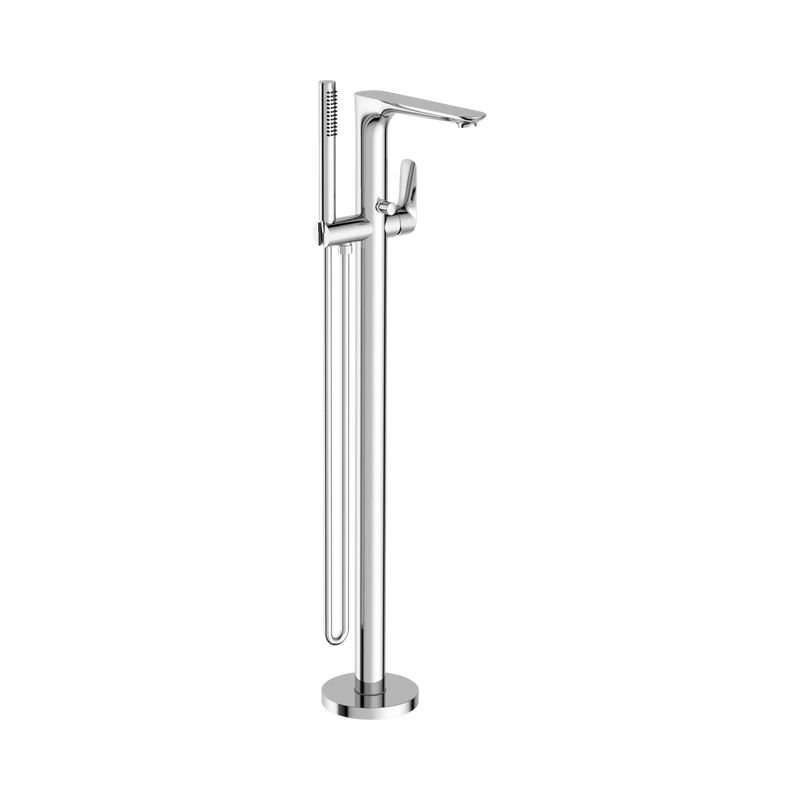 Nero Bianca Freestanding Bath Mixer/Filler with Hand Shower Set - Various Colours