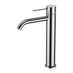 Nero Tapware TBM32 Mecca Round Tall Basin Mixer (Curved Spout) - Various Colours