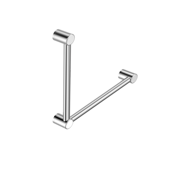 Mecca Care Ambulant Toilet Grab Rail 90 Degree 450x450mm - Various Colours