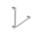 Mecca Care Ambulant Toilet Grab Rail 90 Degree 450x450mm - Various Colours