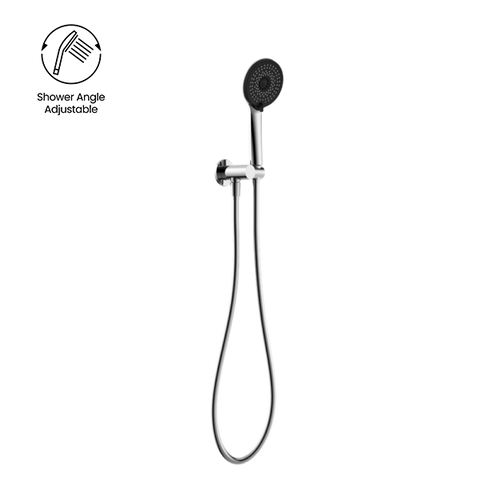 Nero Project Round Hand Shower On Holder - Various Colours