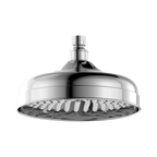 Heritage Round Overhead Shower Head 200mm - Various Colours