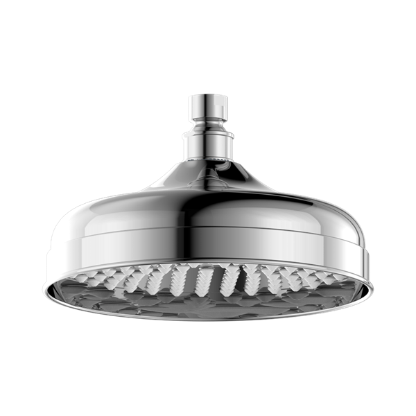 Heritage Round Overhead Shower Head 200mm - Various Colours