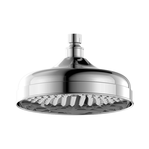 Heritage Round Overhead Shower Head 200mm - Various Colours