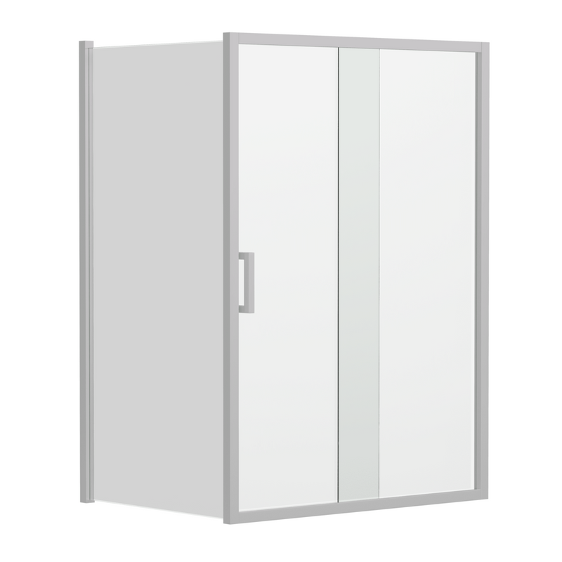SS31 Sliding Shower Screen (Front + Return) - Various Colours & Sizes
