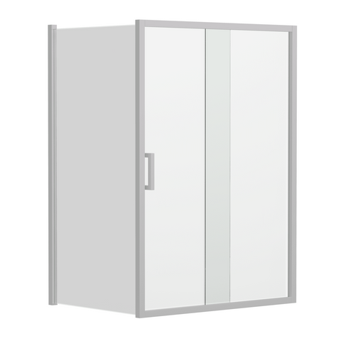 SS31 Sliding Shower Screen (Front + Return) - Various Colours & Sizes