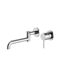 Nero Tapware WBM42 Mecca Wall Basin/Bath Mixer Set with Swivel Spout - Various Colours