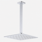 Square Ceiling Shower with Overhead Shower Head 250mm- Various Colours