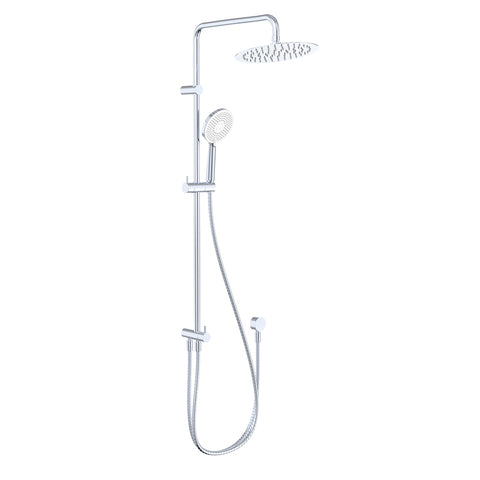 Deluxe Retro-fit Round Dual Shower Rail - Various Colours