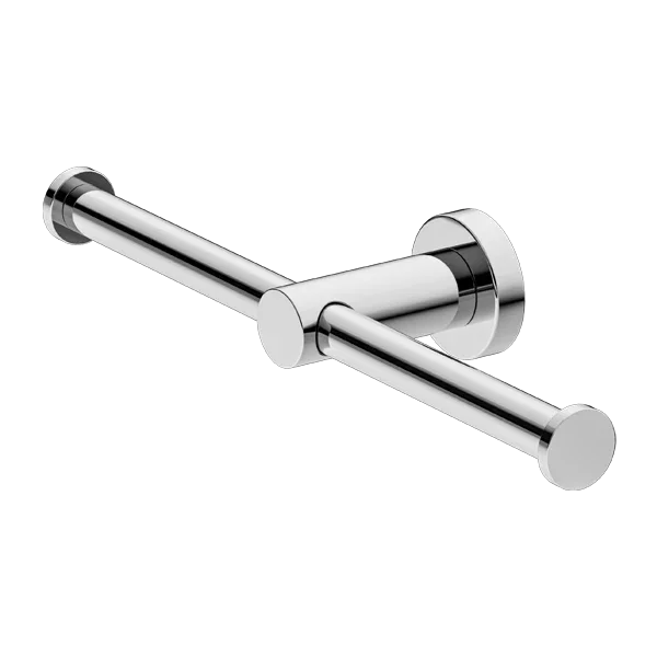 Round Twin Toilet Roll Holder - Various Colours
