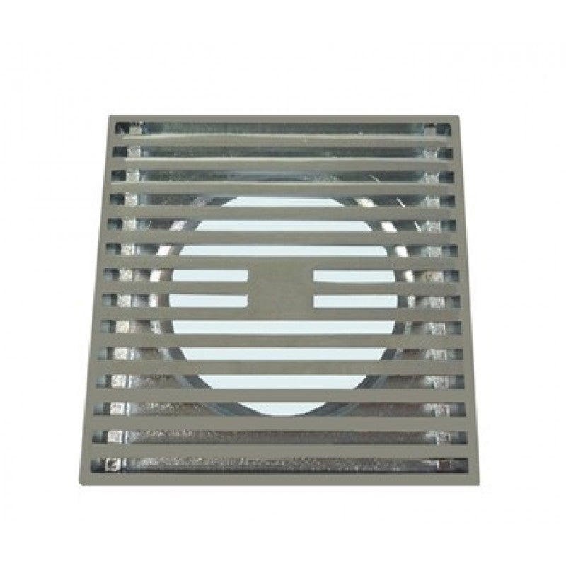 Square Linear Shower Floor Waste 100x100mm - Various Colours