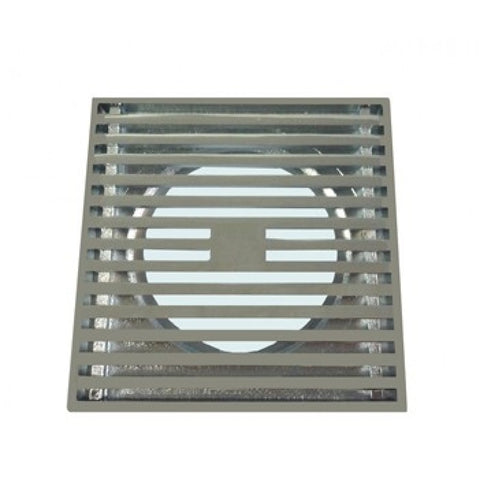 Square Linear Shower Floor Waste 100x100mm - Various Colours