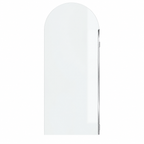 SS47 10mm Arch Walk-In Shower Screen with Wall Channel – 2100mm High, 900–1200mm, Various Colours