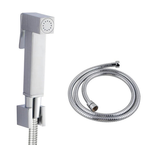 Square Toilet Bidet Hand Spray Kit - Various Colours