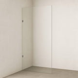 SS08/17 Walk In Shower Screen with Wall Brackets