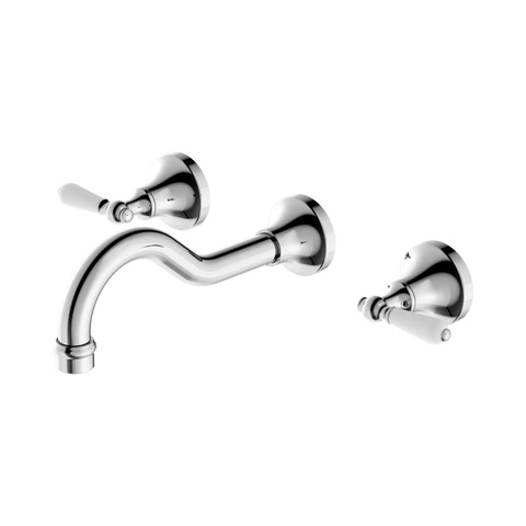 Nero York Wall Basin/Bath Spout - Various Colours