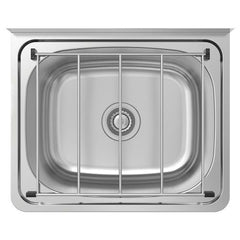 Cleaner Stainless Steel Wall Hung Basin - 515x460mm