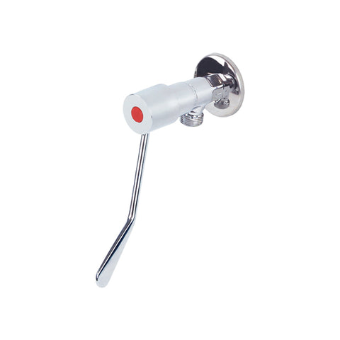 Gentec CLLF15050H Lead Free DZR Brass Wall Mounted 150mm Lever Cistern Tap w/ 15mm Male Outlet – Hot