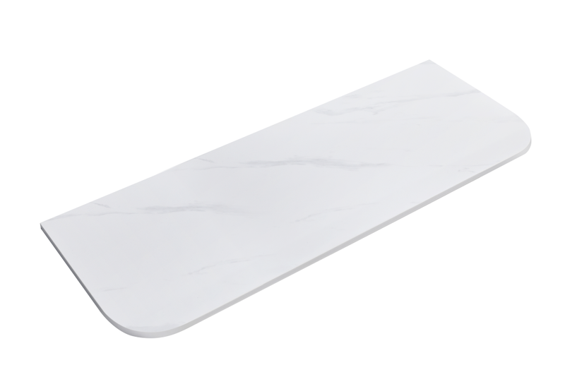 Sunny Esme Silica Free Curved Stone Flat Vanity Top - Various Sizes