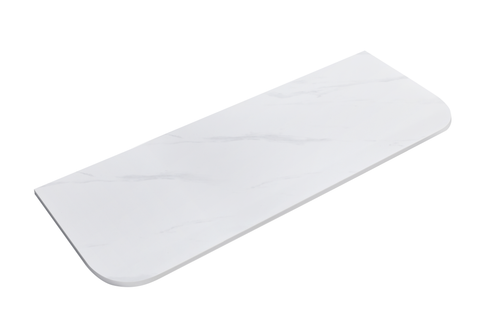 Sunny Esme Silica Free Curved Stone Flat Vanity Top - Various Sizes