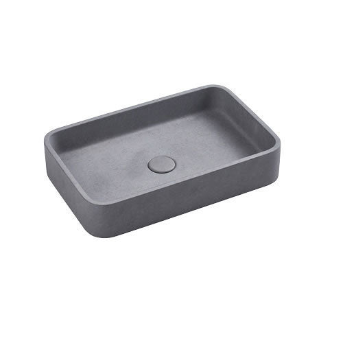 Calista Concrete Above Counter Basin 506x326mm - Various Colours