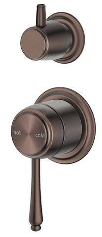 SMD16 Heritage Shower / Bath Mixer with Diverter (Separate Backplate) - Various Colours