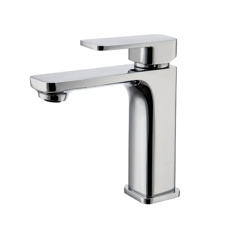 BM05 Bench Mount Soft Square Basin Mixer - Various Colours