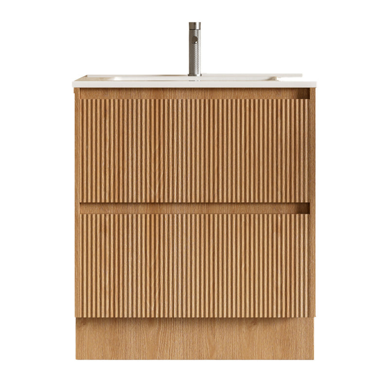 BV02 (460mm Depth) Wooden Fluted Freestanding Vanity- 750/ 900 / 1200 / 1500mm