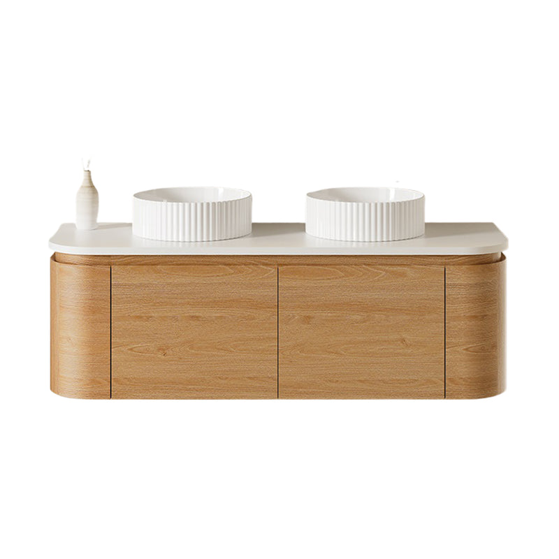 BV50WH (500mm Depth) Wooden Curved Wall Hung Vanity- 900 / 1200 / 1500mm