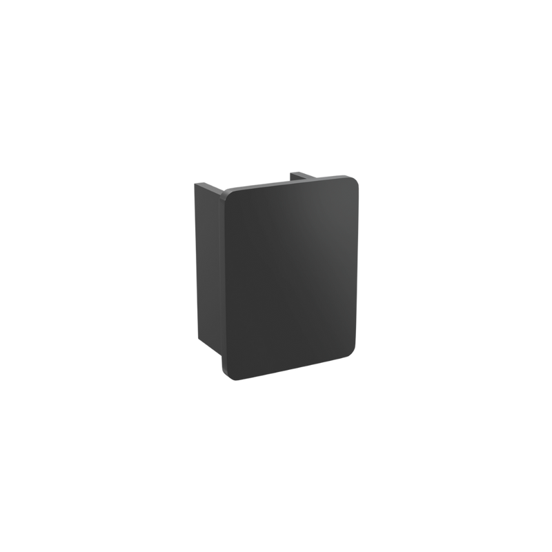 13mm Aluminium End Cap in Designer Black - WACH13_ENDCAP_DESIGNER