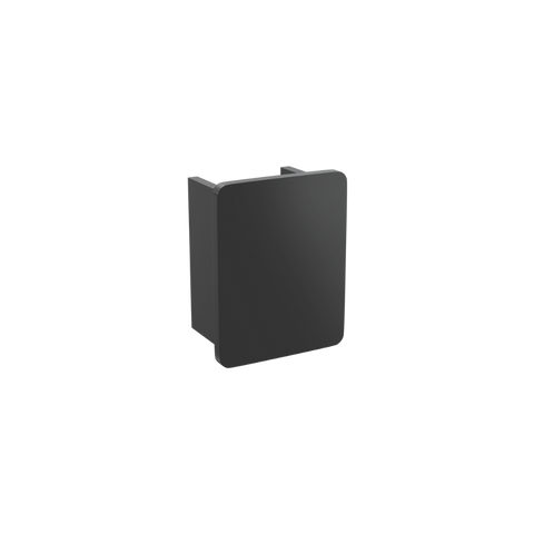 13mm Aluminium End Cap in Designer Black - WACH13_ENDCAP_DESIGNER
