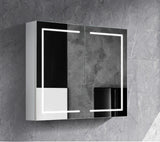 Rectangular LED Mirror Cabinet 750/900/1200x750mm - Various Colours