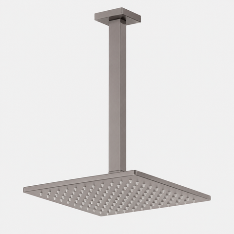 Square Ceiling Shower with Overhead Shower Head 250mm- Various Colours