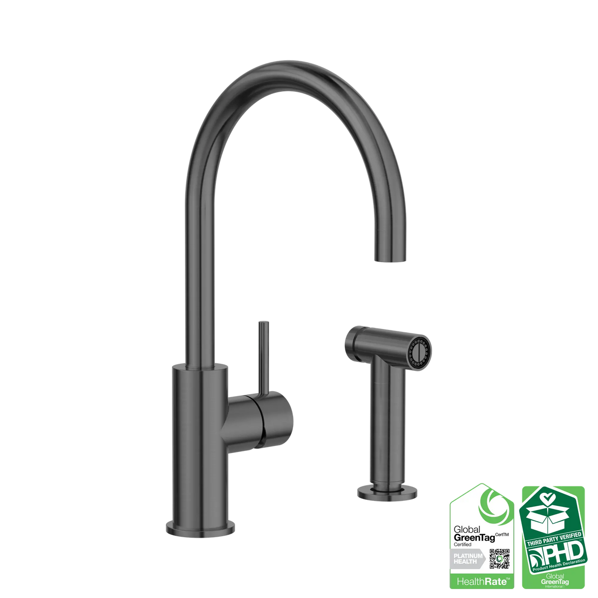Nero Zen SS316L Kitchen Mixer With Hand Spray - Various Colours