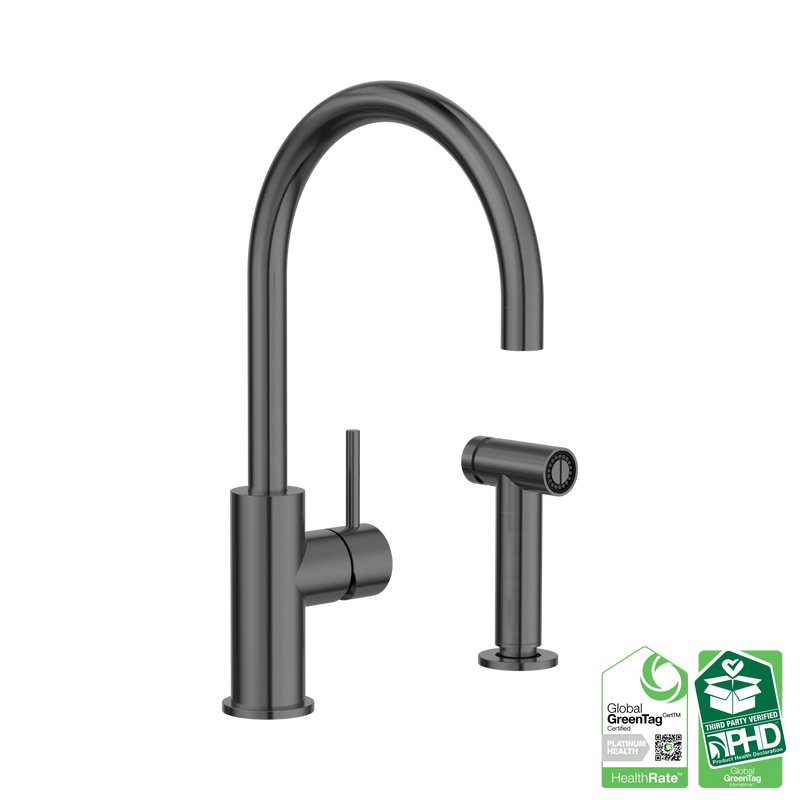 Nero Zen SS316L Kitchen Mixer With Hand Spray - Various Colours
