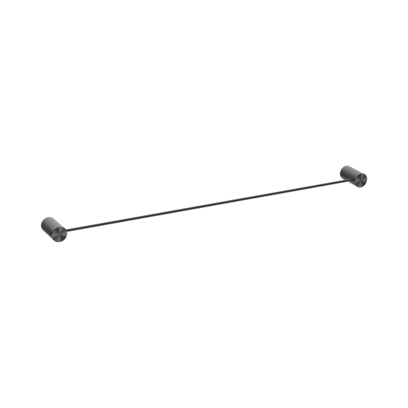 Opal Cross Hatched Single Towel Rail 600mm / 800mm - Various Colours