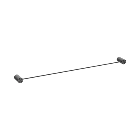 Opal Cross Hatched Single Towel Rail 600mm / 800mm - Various Colours