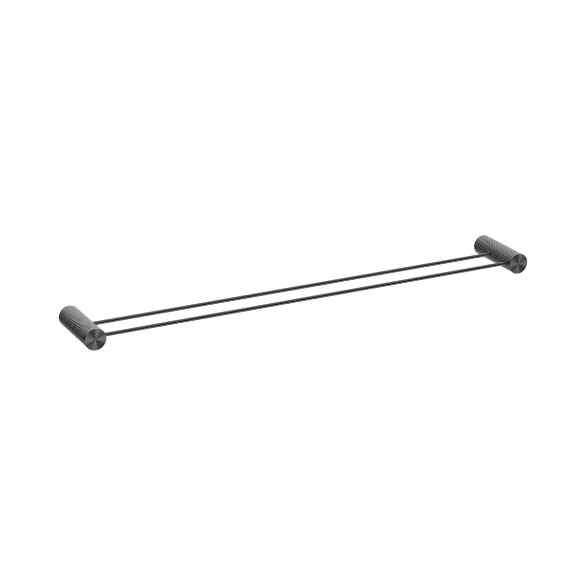 Opal Cross Hatched Double Towel Rail