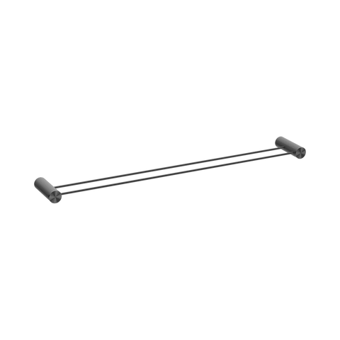 Opal Cross Hatched Double Towel Rail 600mm / 800mm - Various Colours