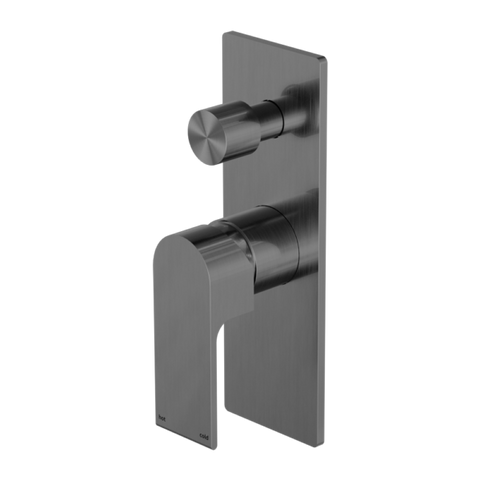 Bianca Shower / Bath Mixer with Diverter (Rectangle Backplate) - Various Colours
