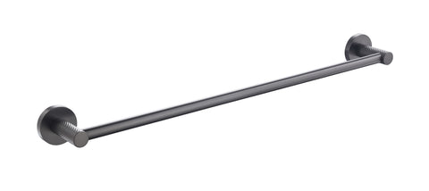 Cross Hatched Single Towel Rail 600mm - Various Colours