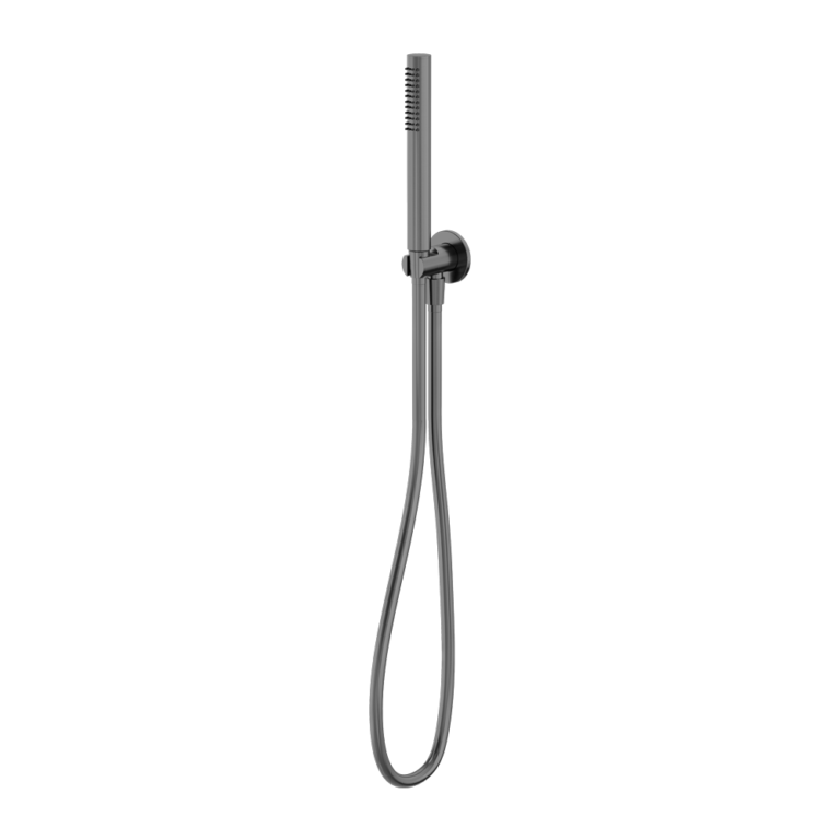 Nero Round Slim Hand Shower On Holder - Various Colours
