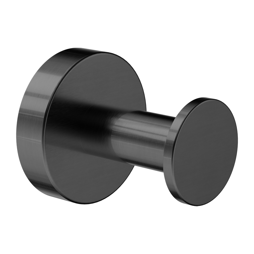 Nero Classic Round Single Robe Hook - Various Colours
