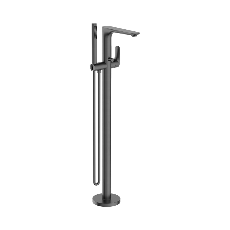 Nero Bianca Freestanding Bath Mixer/Filler with Hand Shower Set - Various Colours