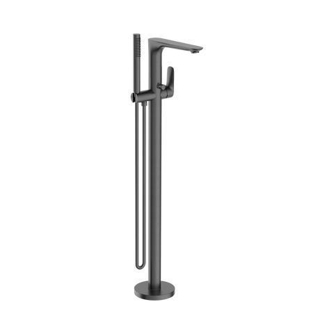 Nero Bianca Freestanding Bath Mixer/Filler with Hand Shower Set - Various Colours