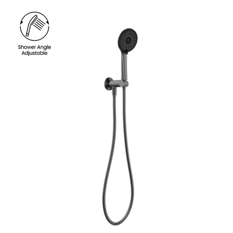 Nero Project Round Hand Shower On Holder - Various Colours
