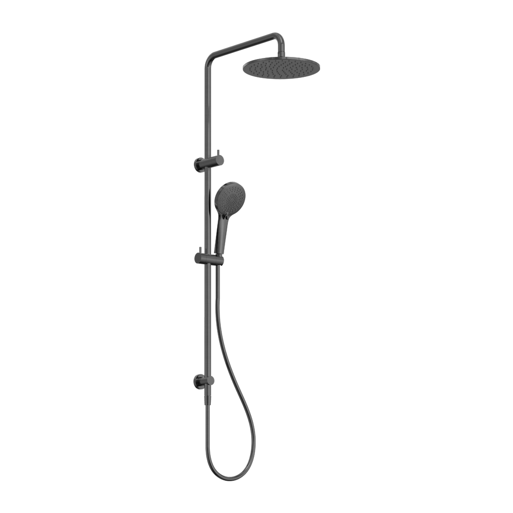 Nero Round Twin Shower Rail - Various Colours