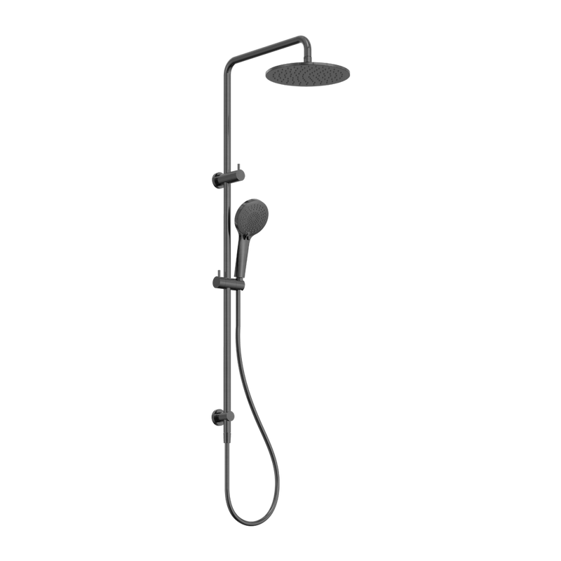 Nero Round Twin Shower Rail - Various Colours