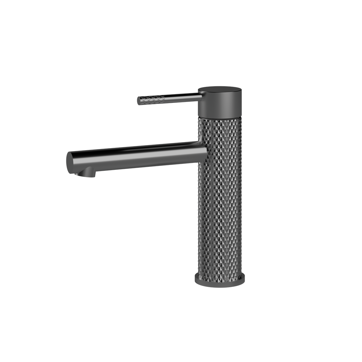 BM41 Bench Mount Cross Hatched Basin Mixer - Various Colours