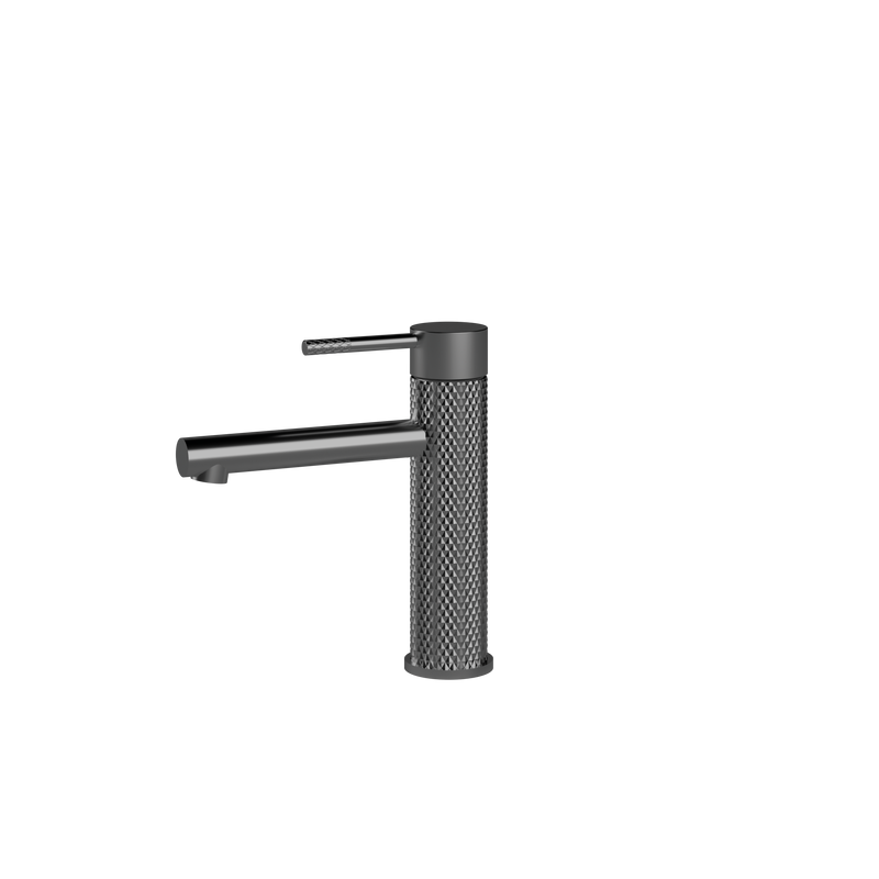 BM41 Bench Mount Cross Hatched Basin Mixer - Various Colours